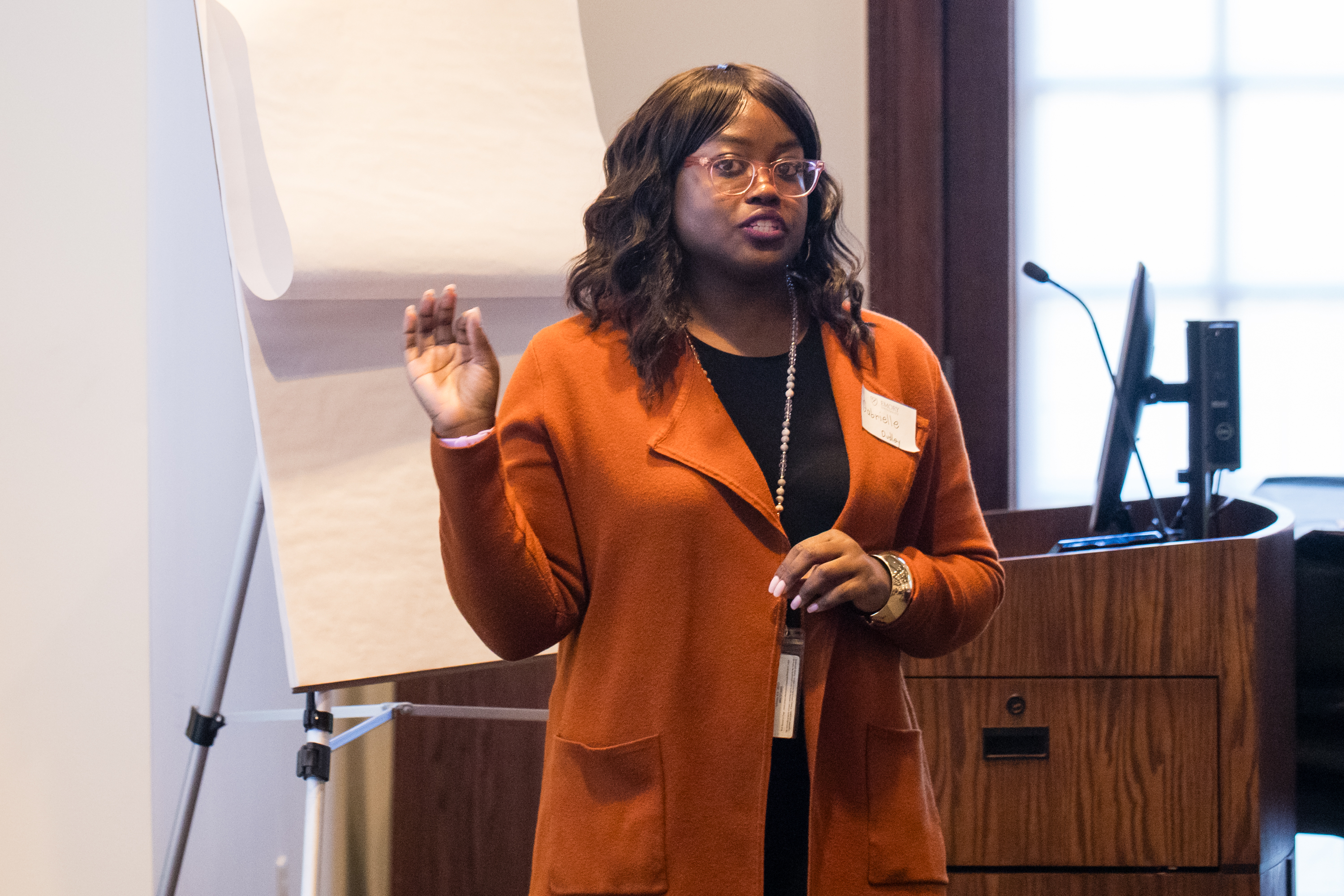 Speaker shares insight at the Twin Memorials Story Summit