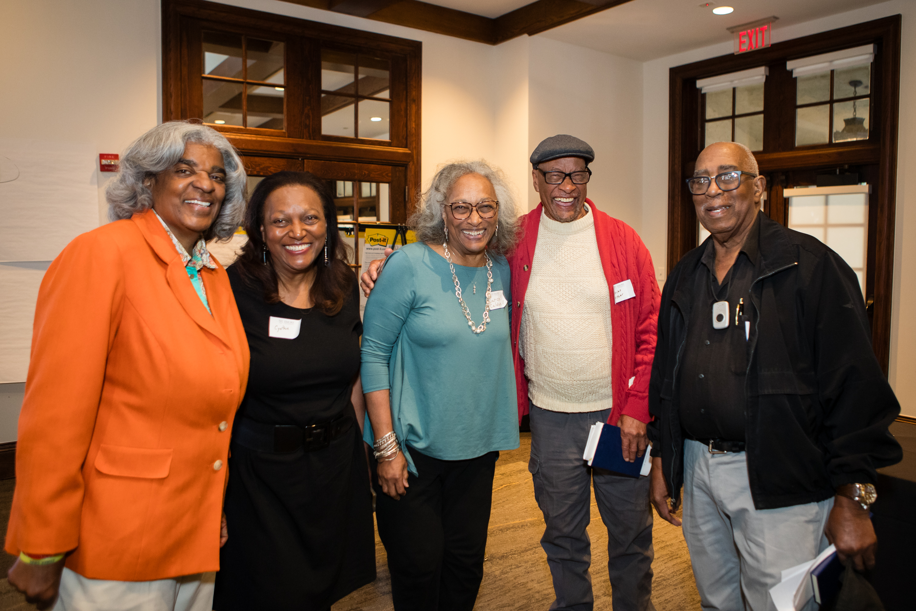 Attendees gather for the Twin Memorials Story Summit